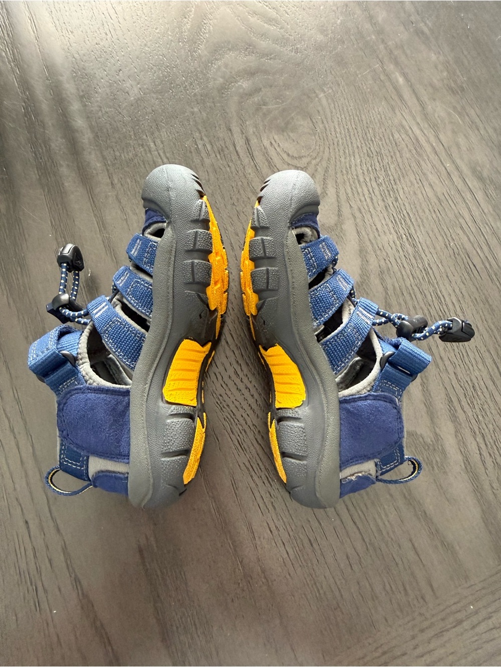 KEEN Kids Waterproof Closed Toe Sandals Blue Gray US 9 EU 25/26 - Picture 7 of 8